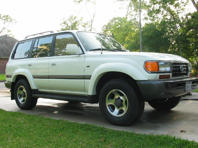 1997 TOYOTA LAND CRUISER LIMITED EDITION WHITE W/TAN INTERIOR